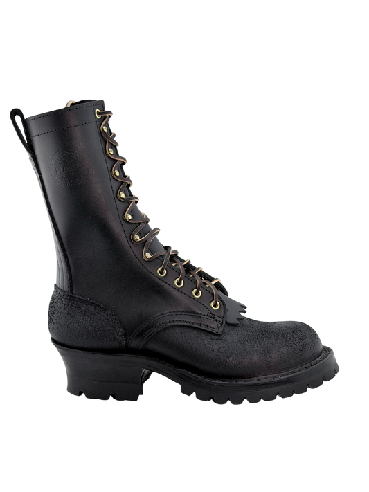 Type 2 Highlander 10" - In Stock - (Steel Toe) Black Smooth/Roughout