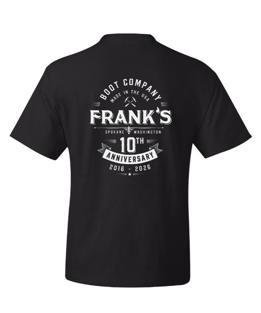Frank's 10 Year Anniversary T-shirt (Black)