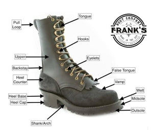 QLTY  Work Boot - The DNVR Steel Toe - Safety Toe, Moc Toe, Goodyear Welt,  White Sole, 6” - QLTY Work Boots