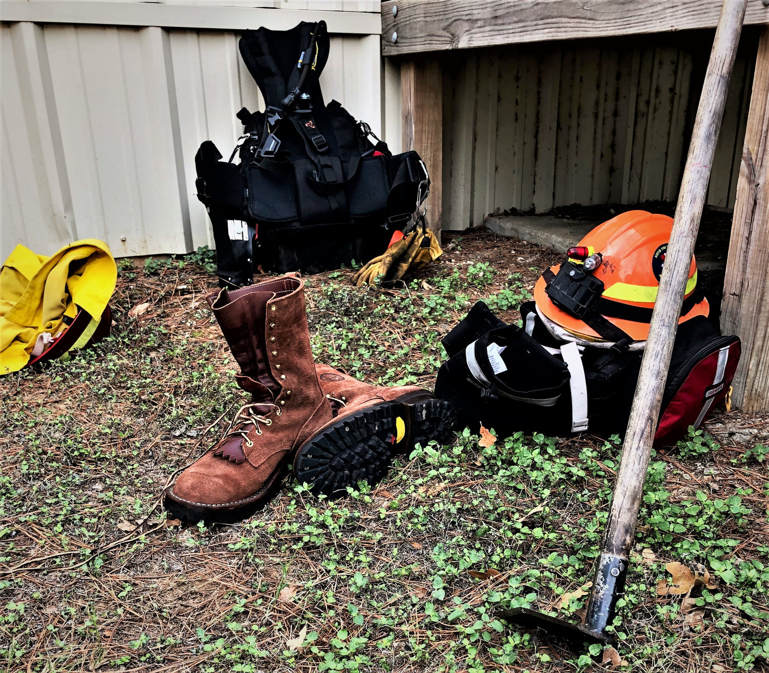 Wildland Firefighting crew gear