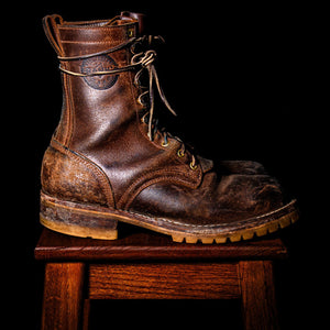 "Patina Prize Winner" Boot - Natural Waxed Flesh, Ground Pounder™