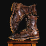 Load image into Gallery viewer, &quot;Patina Prize Winner&quot; Boot - Natural Waxed Flesh, Ground Pounder™
