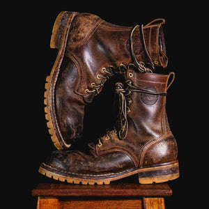 "Patina Prize Winner" Boot - Natural Waxed Flesh, Ground Pounder™