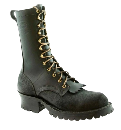 Type 2 Highlander 10" - In Stock - (Steel Toe) Black Smooth/Roughout