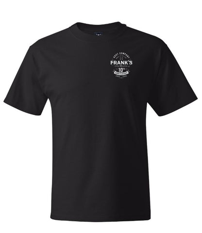 Frank's 10 Year Anniversary T-shirt (Black)