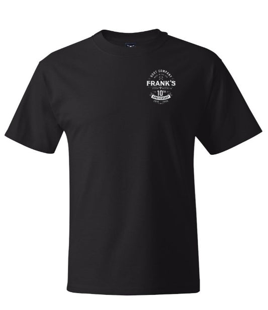 Frank's 10 Year Anniversary T-shirt (Black)