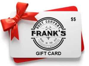 Frank's Boots Gift Card